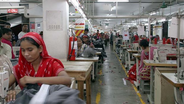 Dismal conditions in a fragile economy: Wages for Bangladeshi garment workers are some of the lowest in the world.