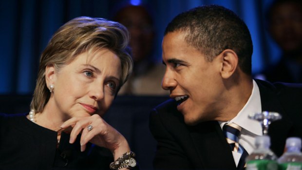 Hillary Clinton and Barack Obama, pictured before their primaries race, have met in Washington for private talks  on launching a united campaign against John McCain.