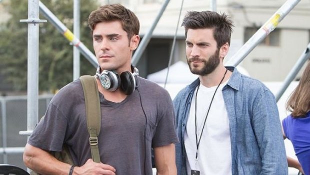 Zac Efron and Wes Bentley in <i>We Are Your Friends</i>.