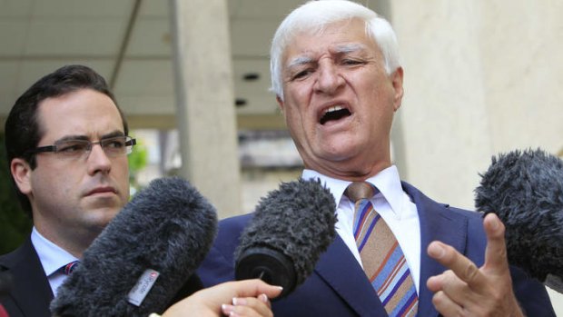 Aidan McLindon with Bob Katter.