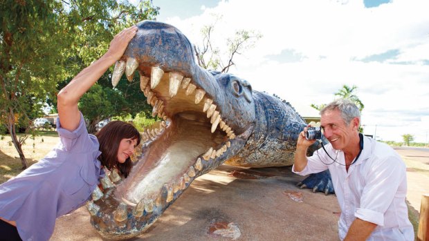 Normanton The Big Crocodile at Normanton. Picture: Tourism and Events Queensland.