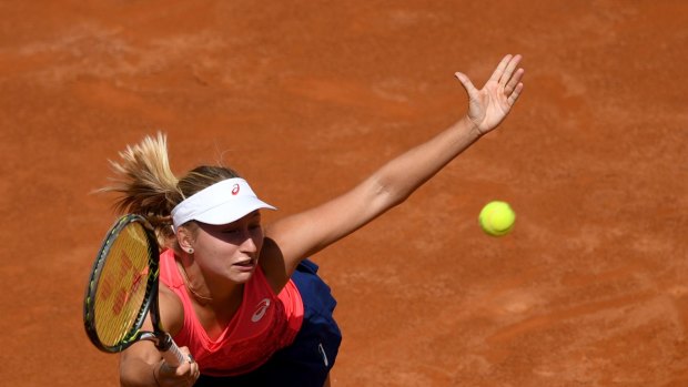 Gavrilova, on her way to defeating Kuznetsova, is firming for a deep run in the French Open. 