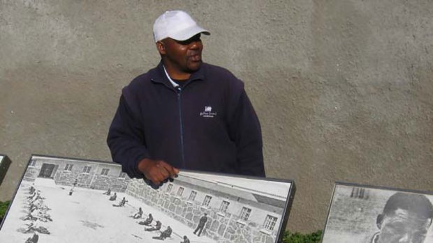 ‘‘Doing these tours is some kind of therapy’’:  former Robben Island inmate Mncedisi Siswana.