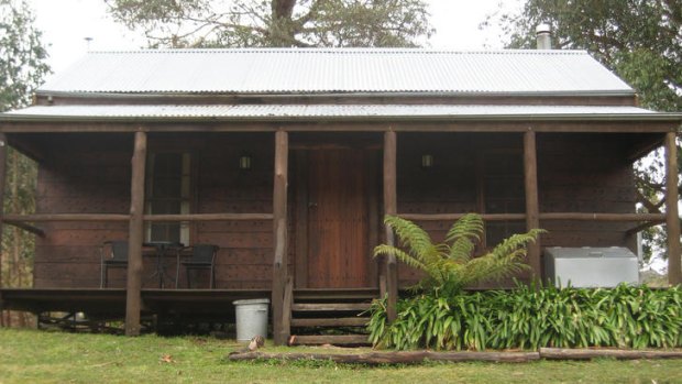 Rustic retreat ... a Clonturkle Sanctuary cabin.