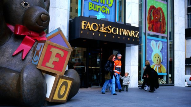 Family-friendly ... the  famed FAO Schwarz store.
