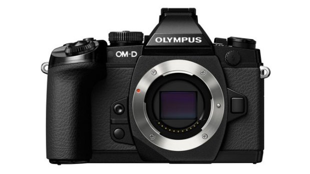 The Olympus OM-D E-M1 Mirrorless Micro Four-Thirds DSLR camera