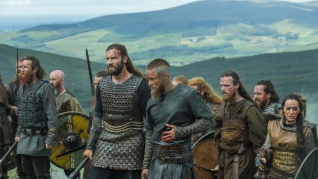 High drama: A scene from <i>Vikings</i>, season 3.