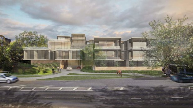 The proposed six-star aged care facility in South Yarra.