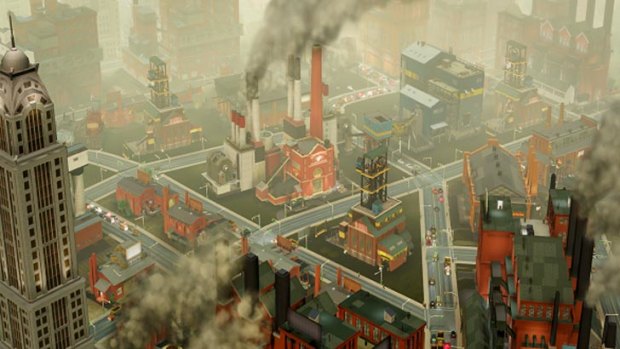 Pollution ... industry has mixed consequences in SimCity.