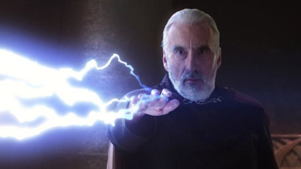 Lee as Count Dooku in <i>Star Wars: Episode II - Attack of the Clones.</i>