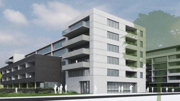 The first stage of Campbell Section 5 will include a block of 50 apartments.
