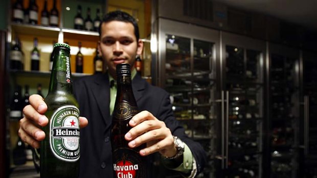 A bar in Dubai. The United Arab Emirates is the most liberal the Gulf states when it comes to alcohol but foreign residents must still obtain permits to buy alcohol from a liquor stores.