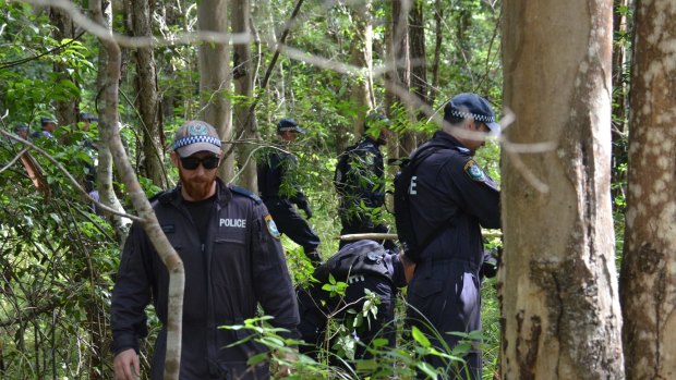 NSW Police searching for the missing toddler.