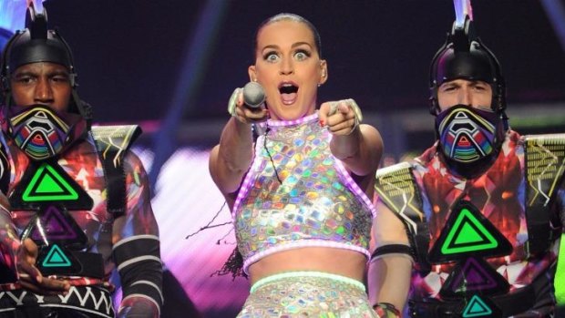 Did the Stones make more in Melbourne? Katy Perry performs at Rod Laver Arena.