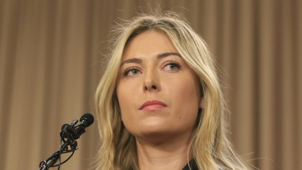 Tennis star Maria Sharapova admits to failing a drug test at this year's Australian Open.