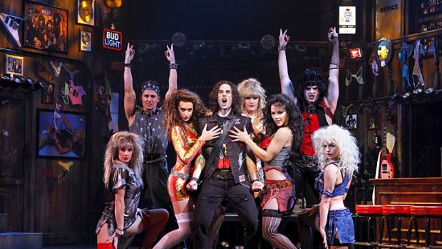 Deals done ... the Australian-cast production of <i>Rock of Ages</i> is the latest musical to open in Melbourne next month ahead of Sydney.