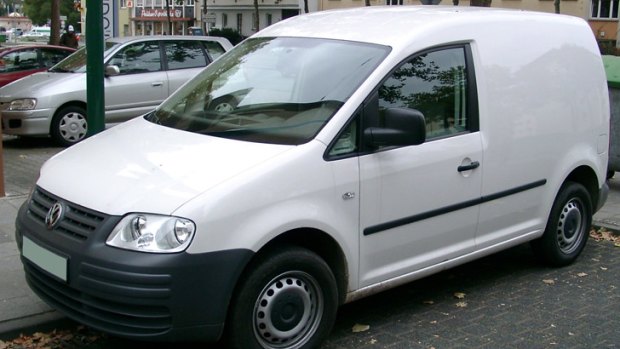 A VW Caddy, similar to the one police are looking for.