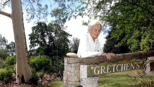 Made a living bequest of her farm ... Gretchen Wheen was dedicated.