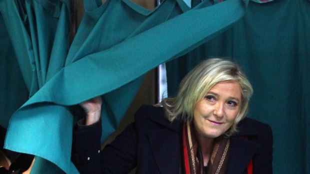 French far-right Front National party leader Marine Le Pen. 