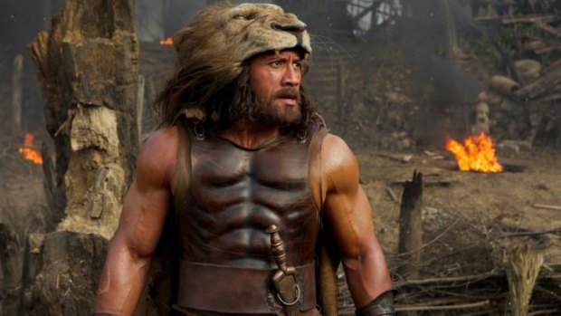 You rock, Hercules: Dwayne Johnson as the hero of Greek legend, modern-style.