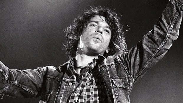 Michael Hutchence at Sydney's Hordern Pavilion in 1994.