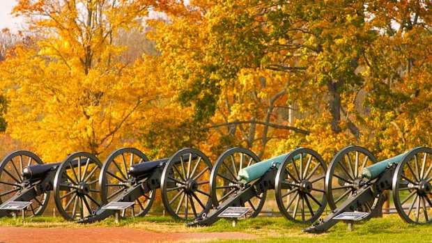 Cannons at Antietam.