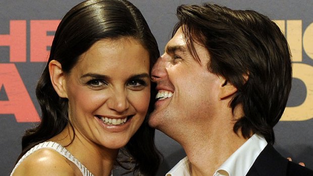 Katie Holmes and Tom Cruise in 2010. Holmes announced she was divorcing her husband of five years at the weekend.