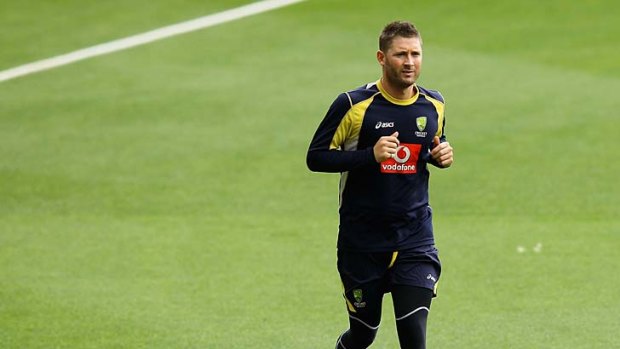 Primary focus ... Michael Clarke will be working towards a victory over Pakistan before looking to return to the top of the Test rankings.