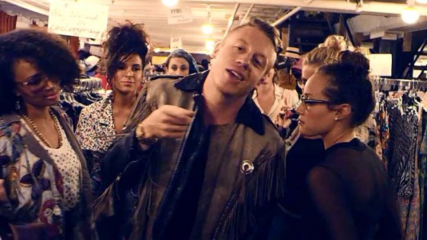 New appeal ... Macklemore & Lewis gained mainstream success with hit song <i>Thrift Shop</i>, above.