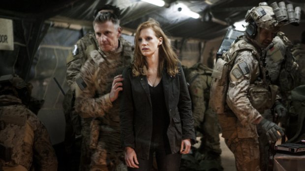 The hunter: Jessica Chastain as Maya in <i>Zero Dark Thirty</i>, the film about the hunt for Osama bin Laden that caused fierce debate within the CIA and in the US Congress.
