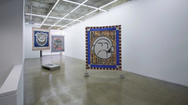 The Tully Moore exhibition, <i>What Noise Does a Pig Make?</i> at Gertrude Glasshouse. 