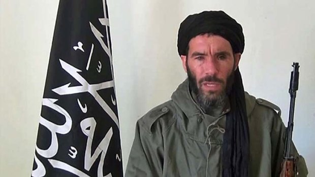 One-eyed "gangster" ... Mokhtar Belmokhtar speaks from an undisclosed location.