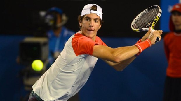 Rising star: Australian young gun Thanasi Kokkinakis.