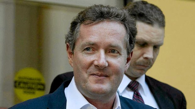 Tackling the issue ... TV host Piers Morgan invited a detractor onto his show.