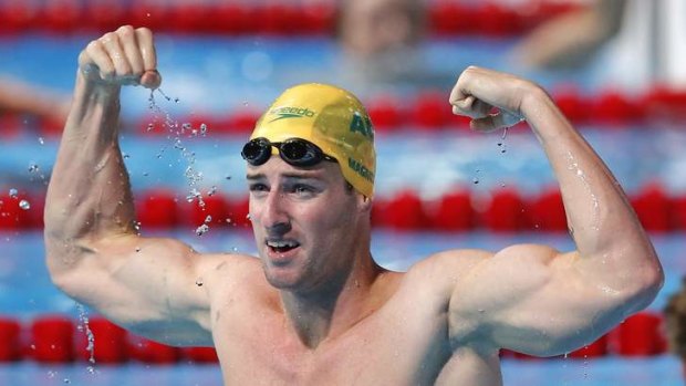James Magnussen dominated to win the 100m freestyle in an impressive time of 47:59 seconds.