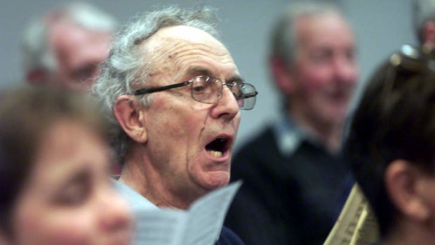 Choir singer Ray Stanhope.