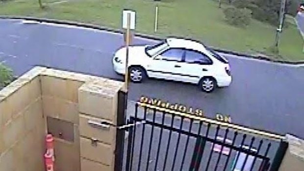 Police want to speak to the occupants of this car seen driving past a Thornlie before a firebomb attack.