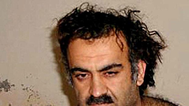 Accused ... Khalid Sheikh Mohammed, as seen on March 1, 2003.