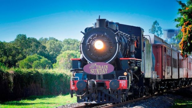 All aboard the real vintage steam train on Sunday for a fun-for-all-the-family nostalgic one hour ride around Brisbane, with 2 departures from Roma Street Station. Nov 6 10.15am, 11.40am. Tickets $16-$27 