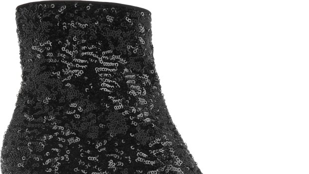 Dolce &amp; Gabbana's sequin boot is part out The Outnet sale.