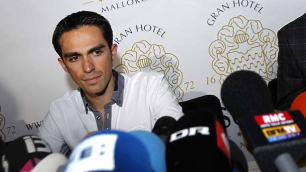 Alberto Contador... set to fight ban.