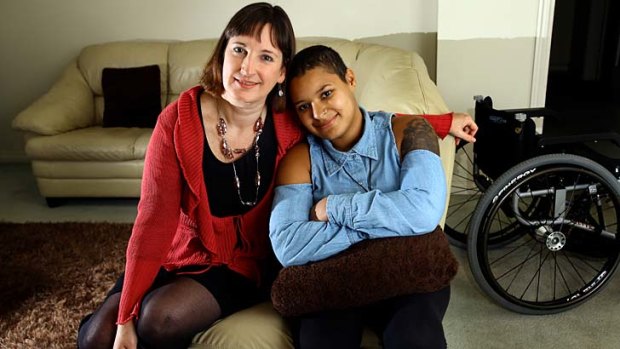 Naomi Anderson and her daughter Tabi Senda, 19, will benefit from the NDIS.