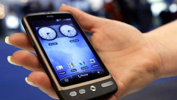 The HTC Desire. It runs on Android, an operating system some say could overtake the iPhone.