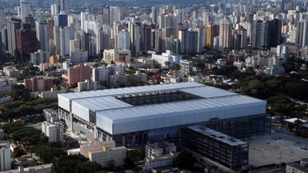 The Arena da Baixada stadium will host World Cup games in the southern city of Curitiba, Brazil.