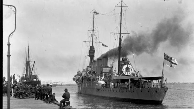 HMAS Sydney, on February 5, 1925