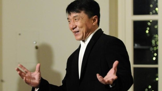 Powerful figure: Jackie Chan at a White House state dinner for then Chinese president Hu Jintao in 2011.