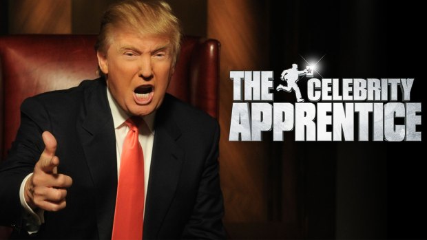 Trump firing a contestant on the television show, The Apprentice.