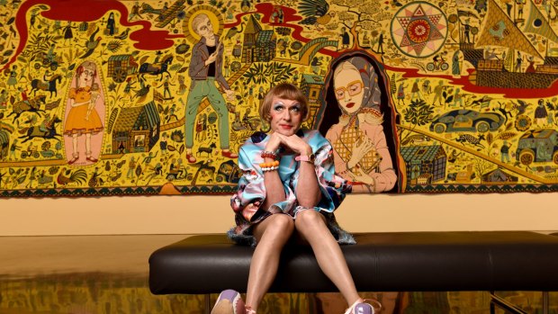 Artist Grayson Perry as his alter ego Claire.