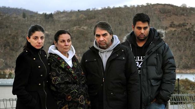 Prabhdeep Srawn's family members sister Mandeep , mother Devinder father Major and cousin Rajveer await news at Jindabyne.