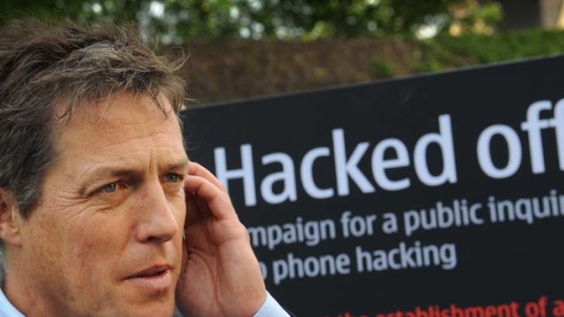 Hugh Grant is one of many actors speaking out about News of the World.